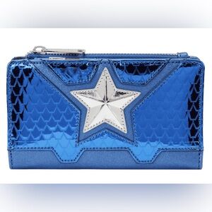 NWT Loungefly Marvel Captain America infinity war flap wallet